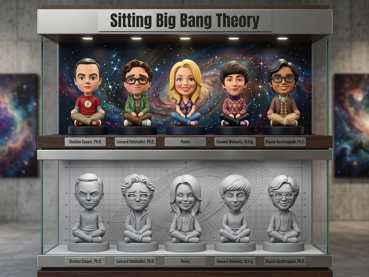 SENTADITOS BIG BAN THEORY