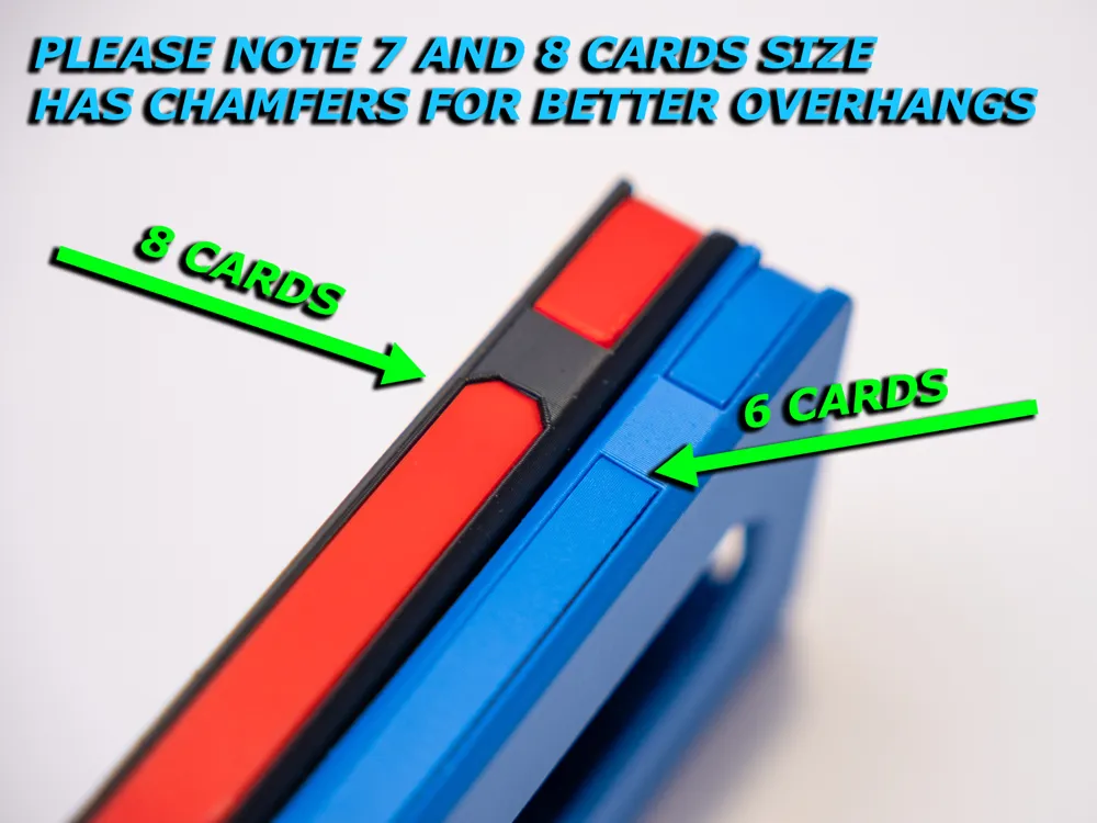 Dual Color Card Wallet - Sizes for 4 to 8 cards by Nicolai Kilhof