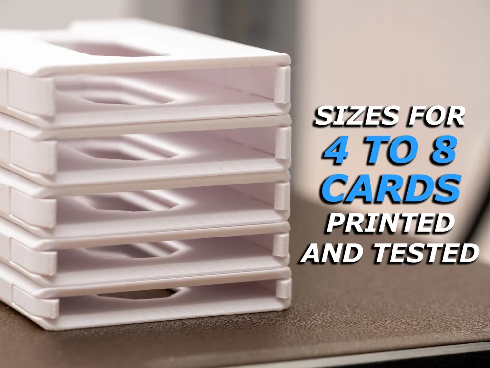 Dual Color Card Wallet - Sizes for 4 to 8 cards by Nicolai Kilhof