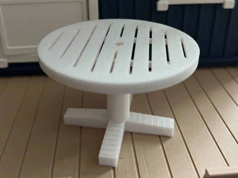playmobil garden table