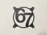 120mm Fan Cover - 6-7 (with Pegs)