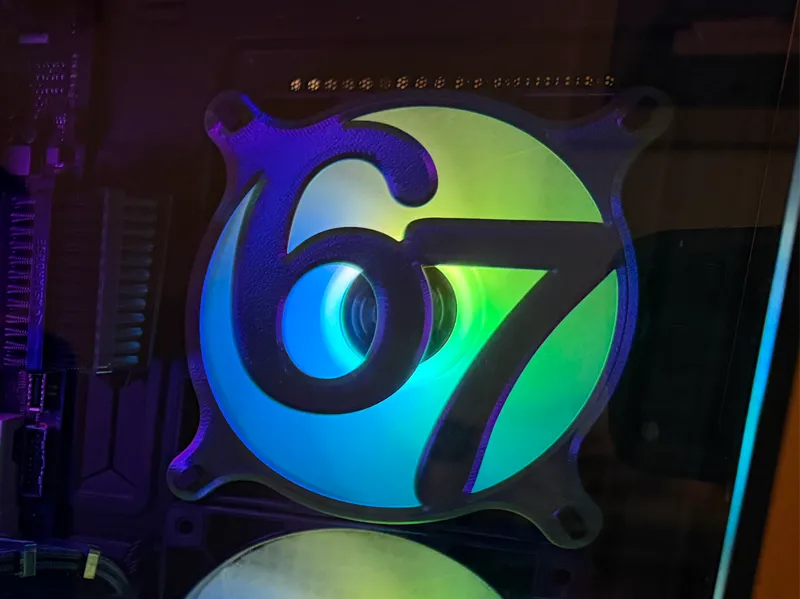 PC Fan Cover (120mm) - 6-7 / Six Seven