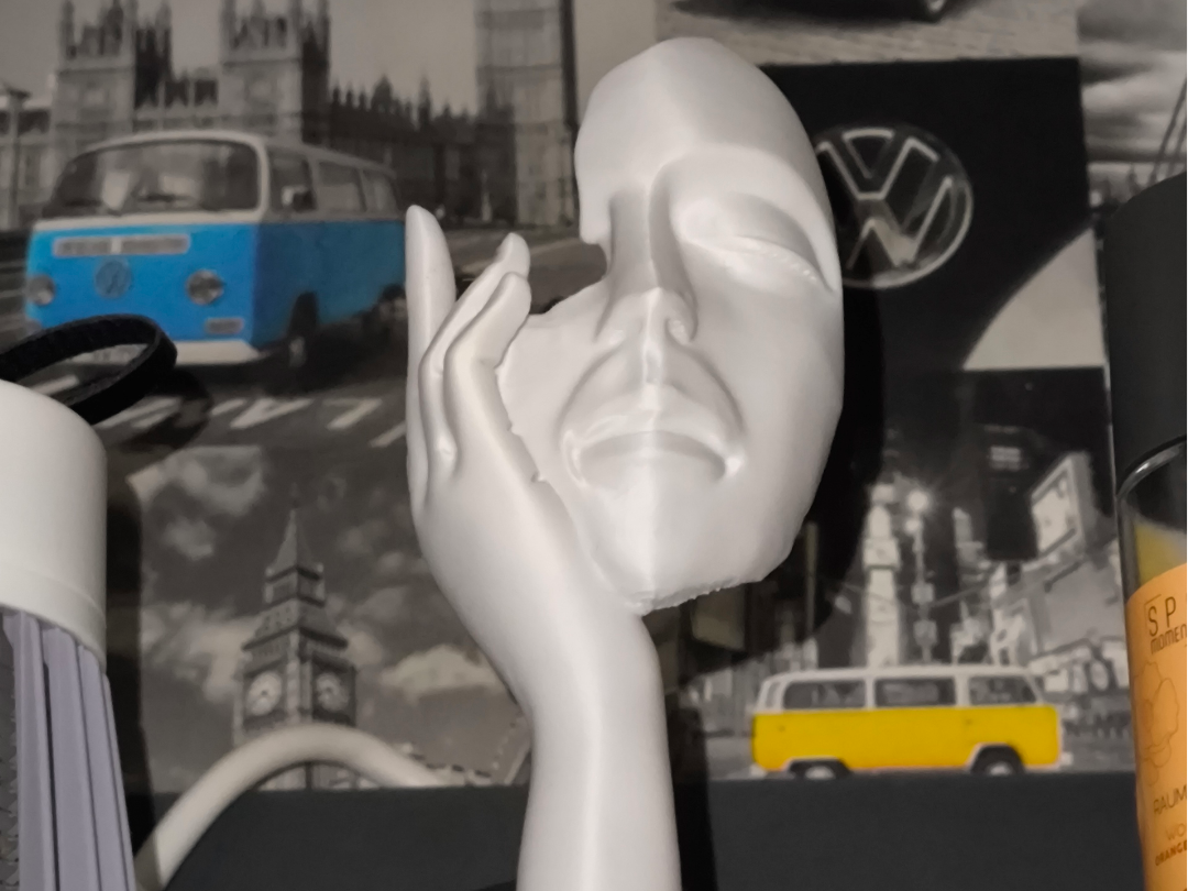Heimdekoration Akzentkunst Frau Gesicht Statue 1/3