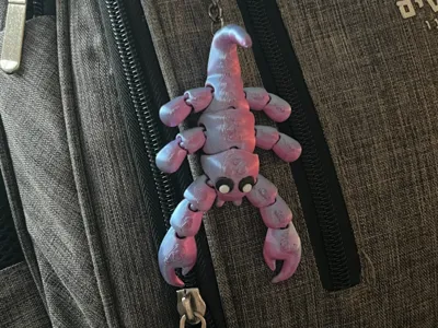 Flexi Scorpion Keychain – Articulated Scorpion