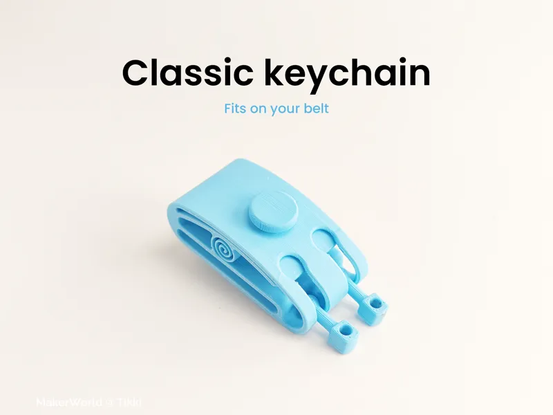 Classic keychain Fits on your belt
