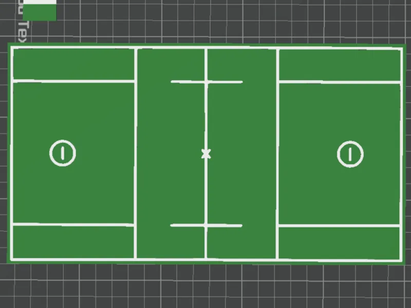 Lacrosse Field Template for Customization