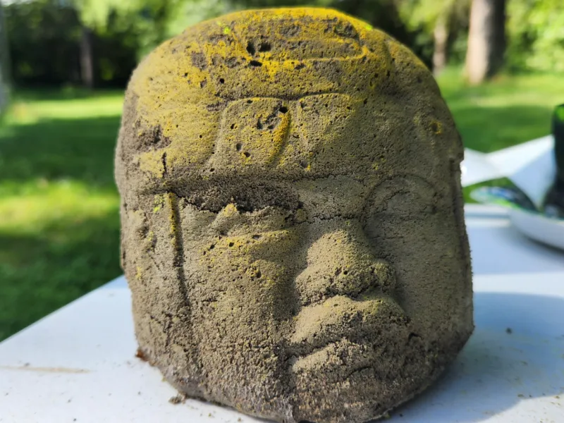 Concrete/cement Olmec Head