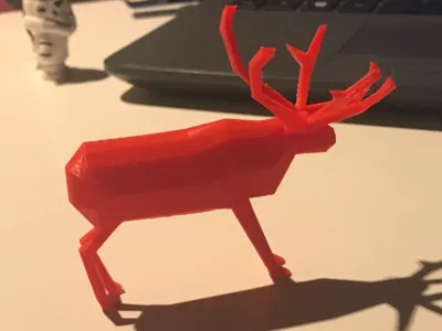 Low-Poly Rentier
