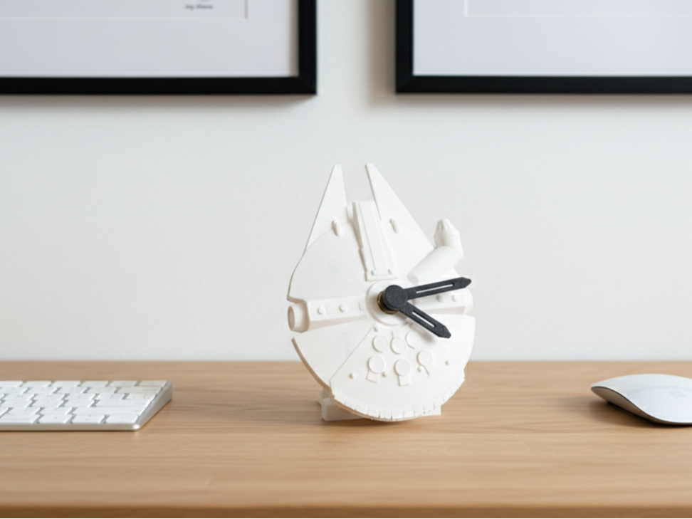 Falcon Dock Desk Clock