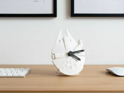 Falcon Dock Desk Clock