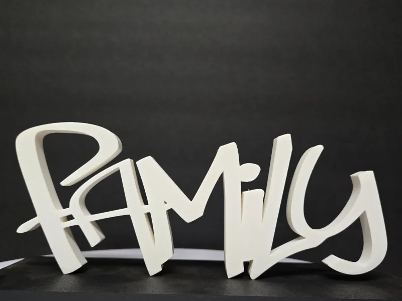 Family Graffiti Style Lettering