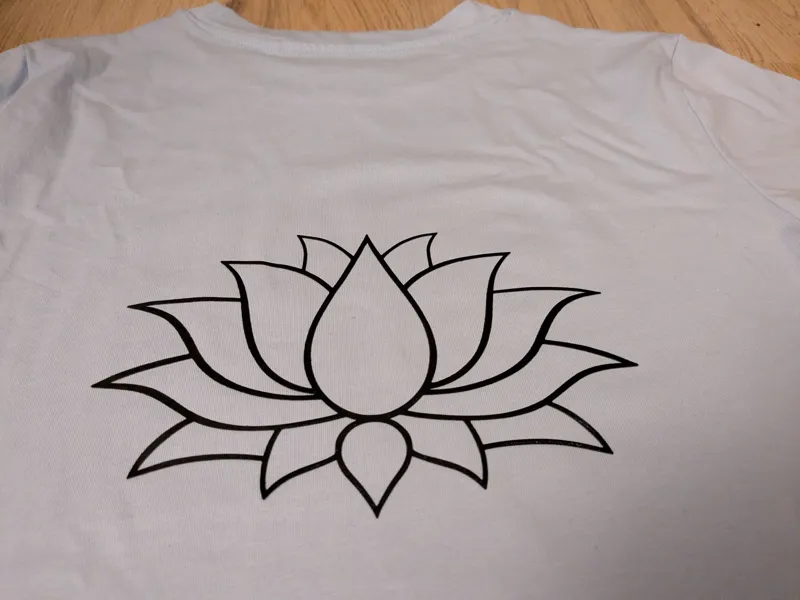 Shirt Print Lotus Flower