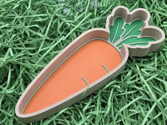Carrot Sensory Tray