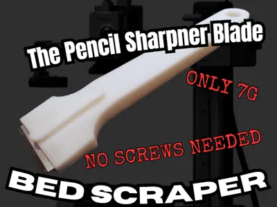 Bed Scraper - Pencil Sharpner Blade
