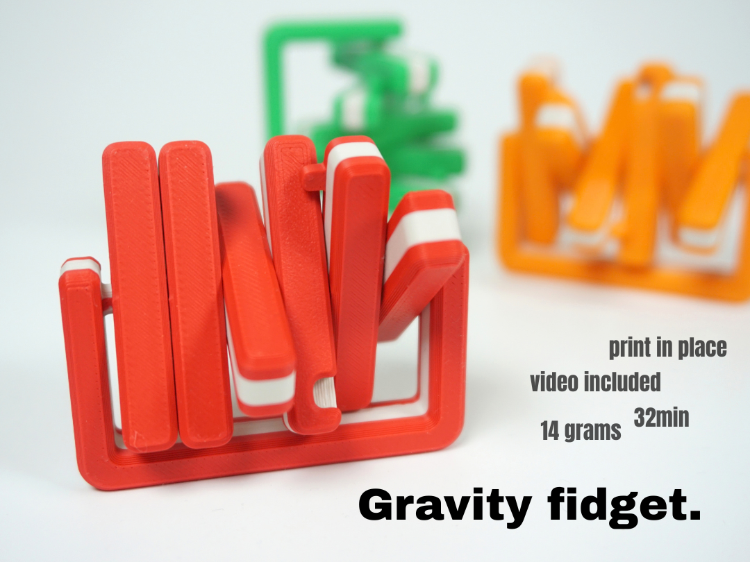 Gravity fidget (print in one) - 1