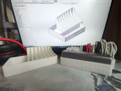 Desktop Cable Organizer Plus Version (Compatible with Anker PowerCore 15000)