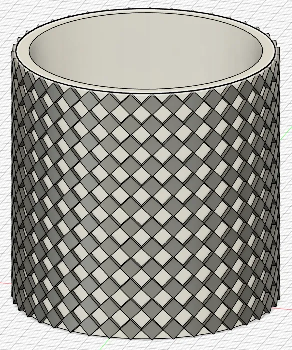 Diamond Patterned Cup