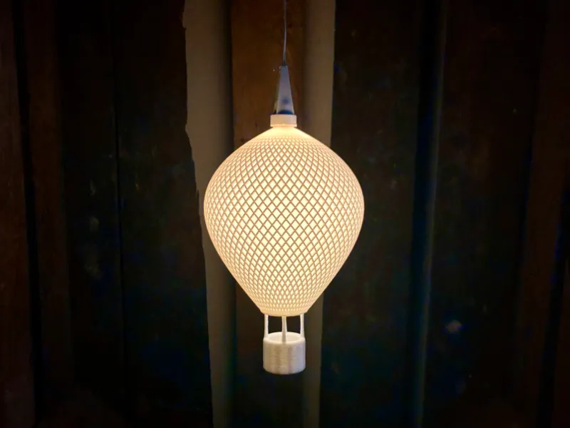 Lampenschirm Heißluftballon