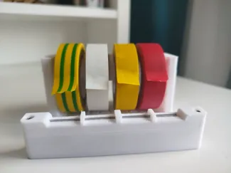Electrical Tape Dispenser for 4 Rolls