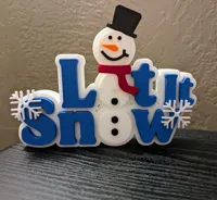 Let It Snow, 0.4mm nozzle, 0.28mm layer, 2 walls, 12% infill