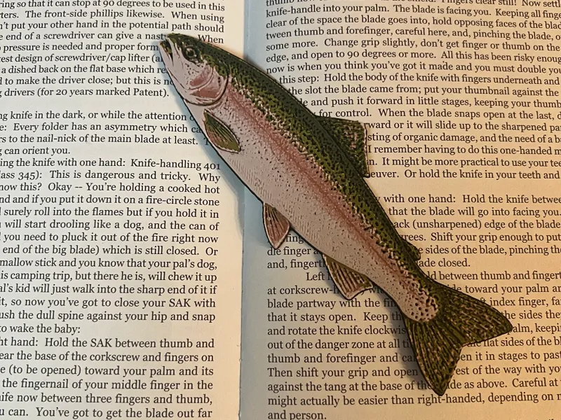 Rainbow Trout Bookmark
