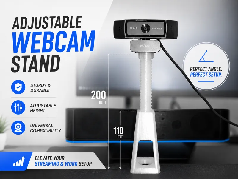 Webcam Stand (Adjustable)
