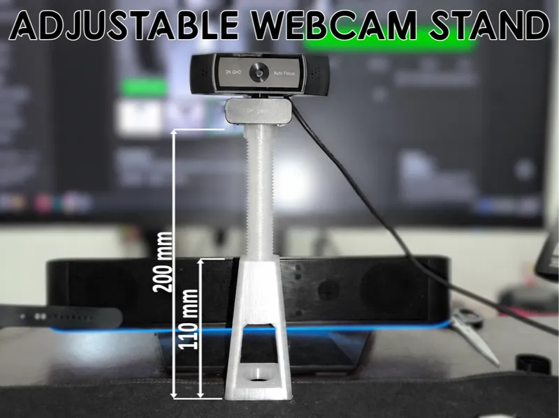 Webcam Stand (Adjustable)
