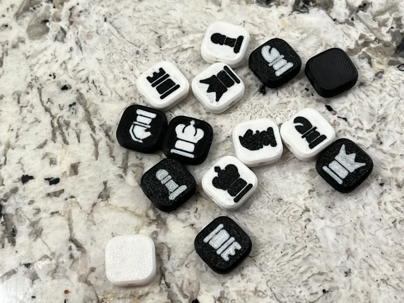 CC0 Chess Beads For Friendship Bracelets/Kandi