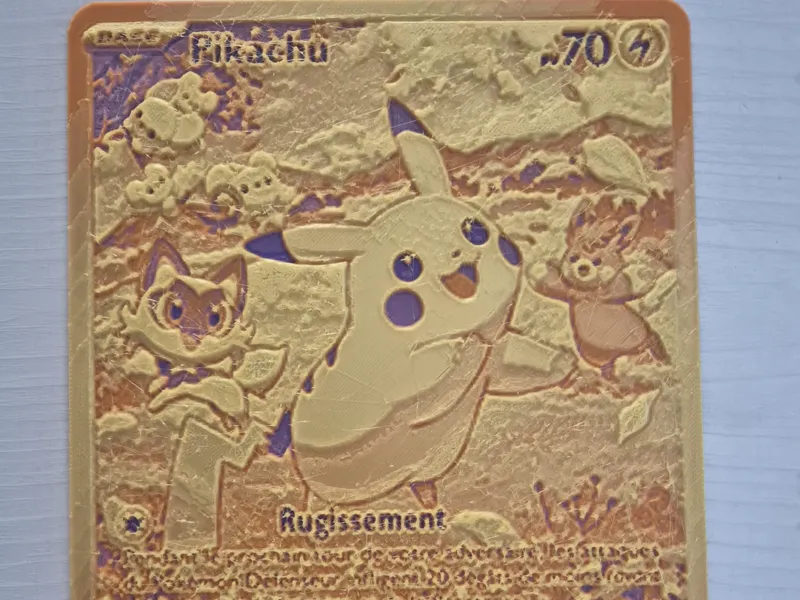hue forge carte pokemon pikachu