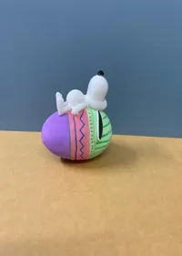 Snoopy sur un œuf de Pâques — photo 4