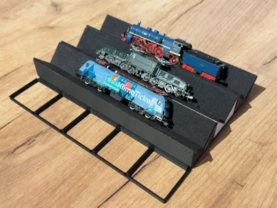 N Gauge Storage Cradle Gridfinity 