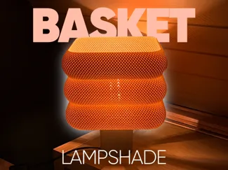 Basket lampshade - Vase mode