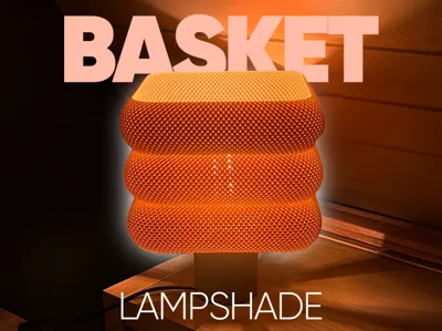 Basket lampshade - Vase mode