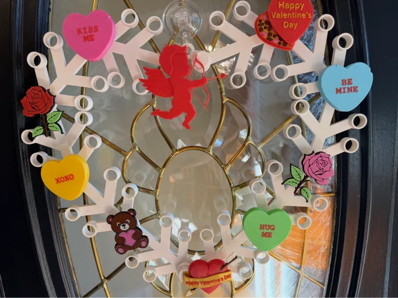 Valentine's Day Brick Wreath