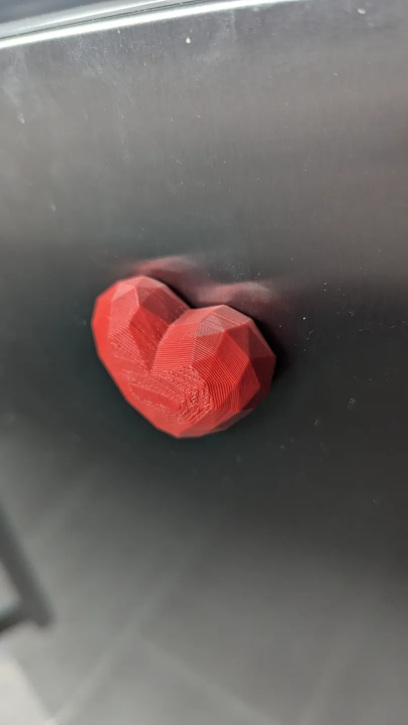 Heart Fridge Magnet - Free 3D Print Model - MakerWorld