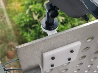 solar panel holder for cheap solar lights