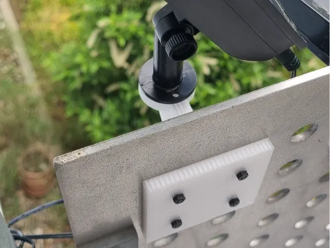 solar panel holder for cheap solar lights