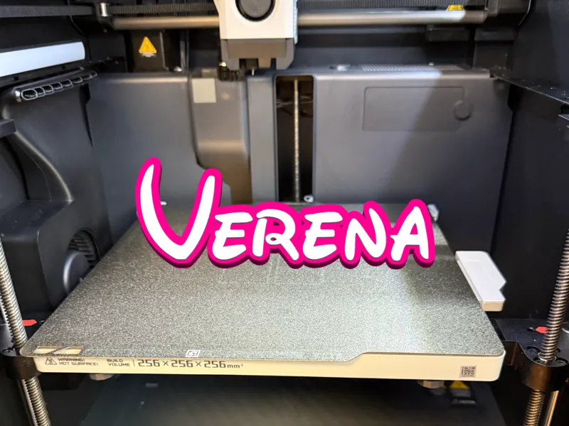 Verena - Namensschild Cartoon