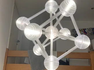 Atomium chandelier