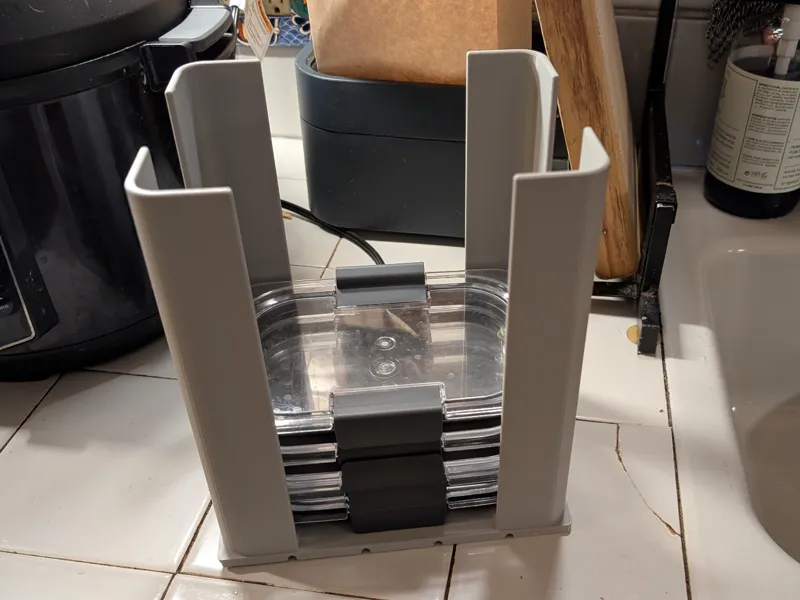 Rubbermaid Brilliance large lids gridfinity