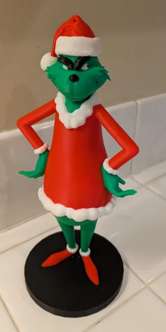 4 Color Painted Grinch