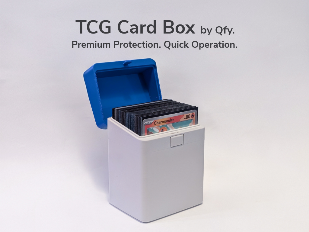 Trading Card Box | Push Button