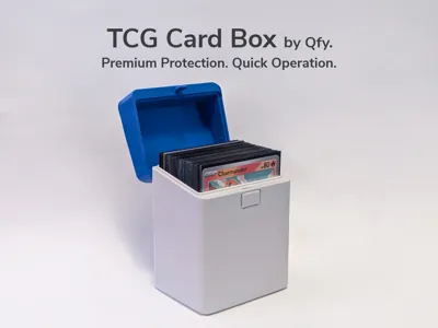 Trading Card Box | Push Button