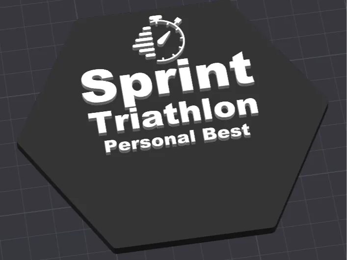 HexaDisplay - Sprint Triathlon Cover (Clean)