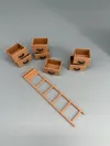 Ladder and drawers