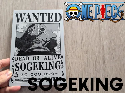 One Piece Wanted Poster | Collection - MakerWorld: Download Free