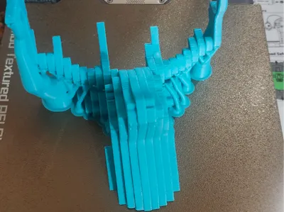 Layered Deer Head Wall Trophy
