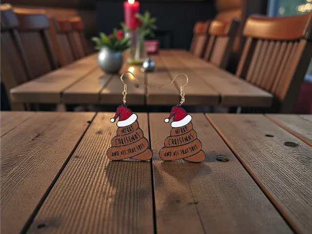 Merry Christmas and all that shit earrings