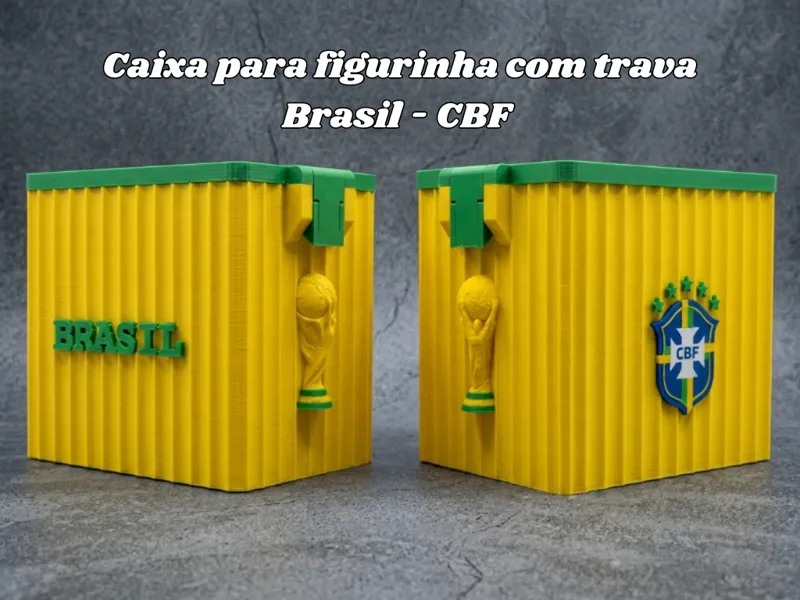 Caixa Para Figurinhas Álbum Copa Do Mundo 2026 CBF