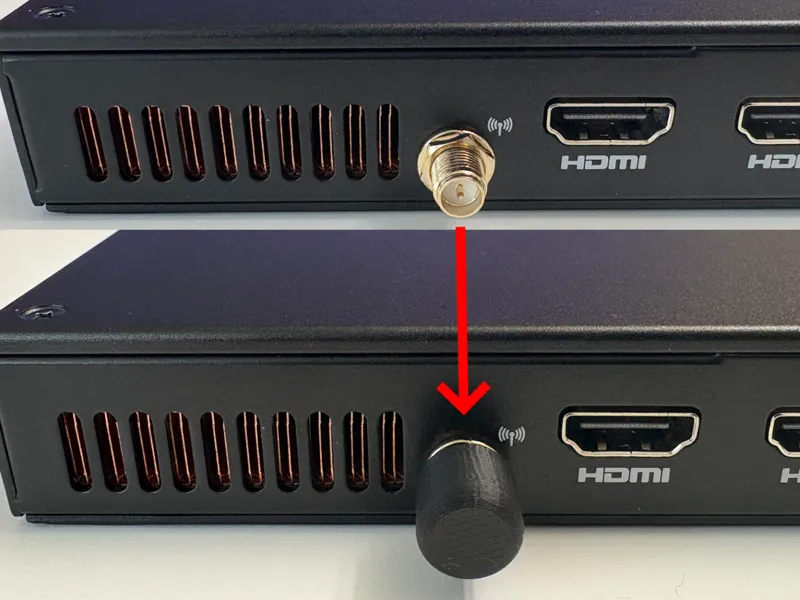 RP-SMA Schutz Kappe für WLAN / WiFi Stecker